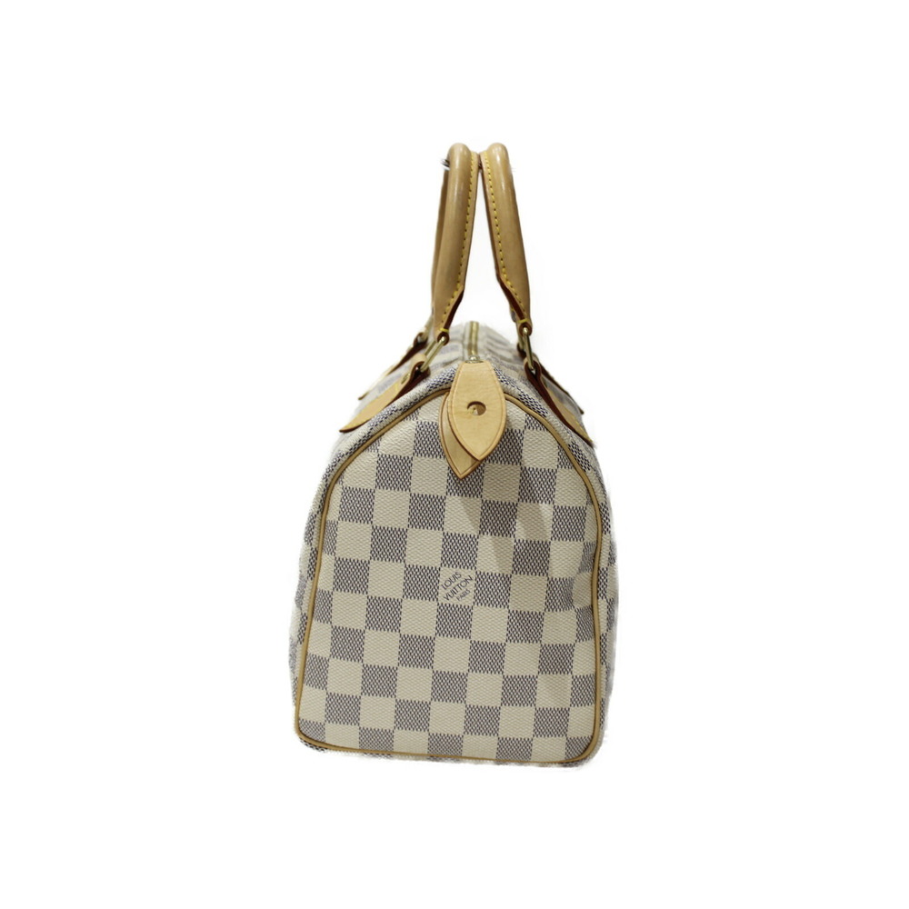 Louis Vuitton Speedy Damier Azur White Handbag - Picture 2 of 7